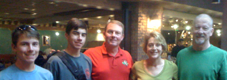 Commander_Bob_and_his_twins_edit Commander Bob and his twins Robert and John with Pamela and her husband Larry